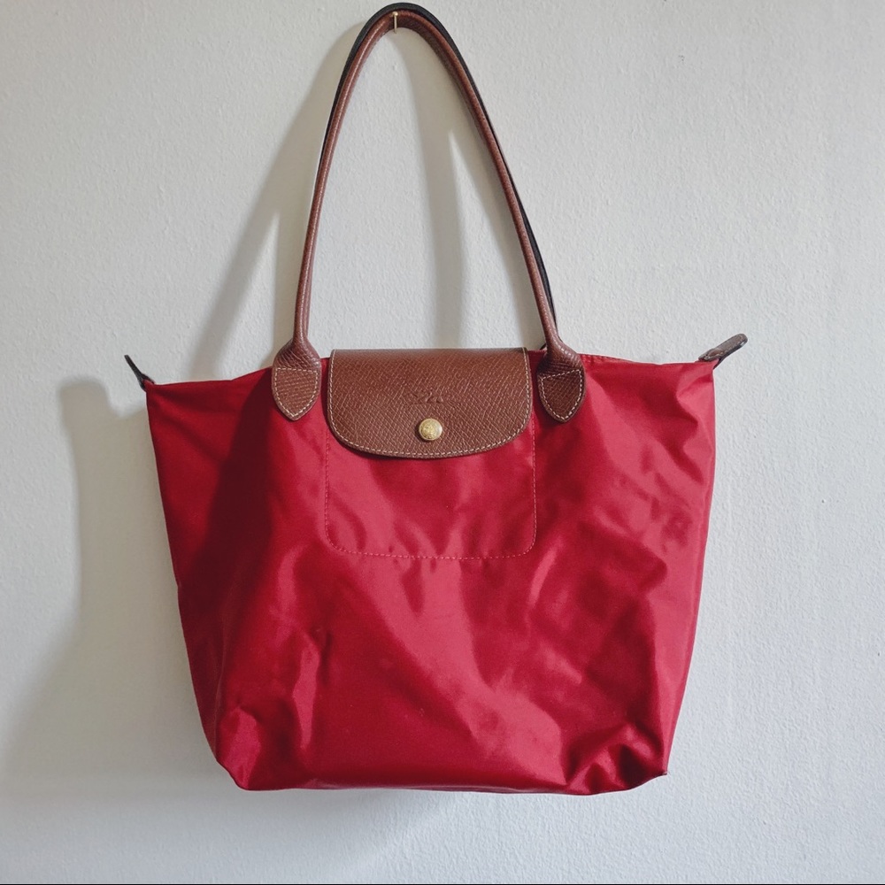 Authentic Longchamp Red Tote: small